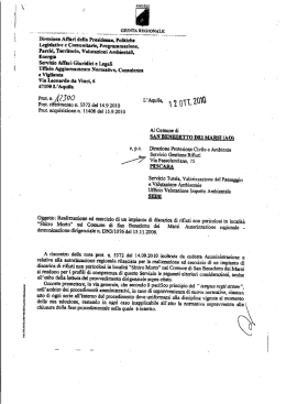 Regione Abruzzo su Sbirro morto, 12 ott.