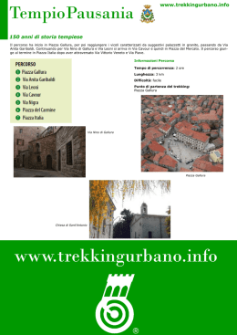 Tempio Pausania - Trekking Urbano