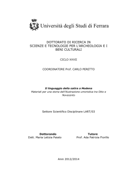 Universit&agrave; degli Studi di Ferrara