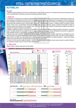 Nutribilan - Still Osteopathic Clinics Srl