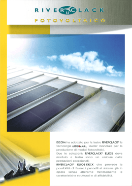 Scheda RicerClack nuove coperture fotovoltaiche