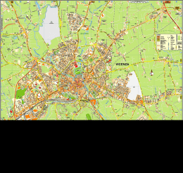 Scarica la mappa di Vicenza in formato Acrobat Pdf