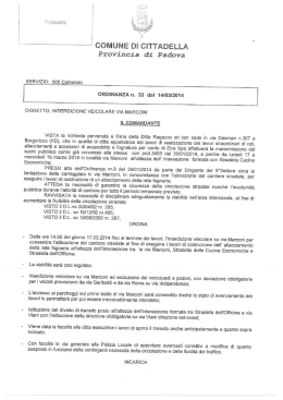 `CÙII/IUNE DI CITTADELLA - Distretto di Polizia Locale PD1A