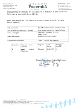 _ 6 .__. Cod. Fisc. 91001140192 Fratem1ta Tel. 0373 80756