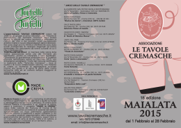 Maialata 2015 - Tavole Cremasche