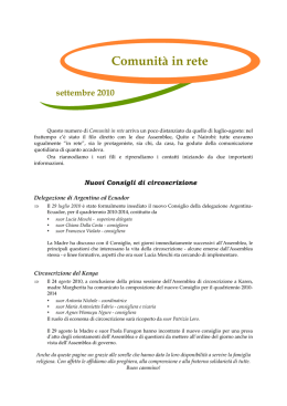 settembre - Suore Francescane Elisabettine