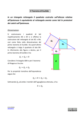 Il secondo teorema di Euclide