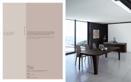 Igor, quando il design diventa un pensiero architettonico