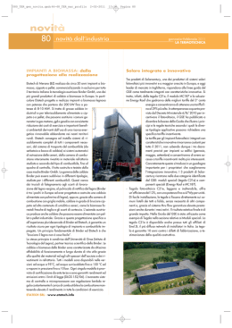 novit&agrave; - La Termotecnica