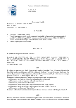decreta - Scuola di Medicina - Universit&agrave; degli Studi del Piemonte