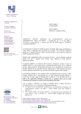 Split Payment - Azienda Ospedaliera di Desio e Vimercate