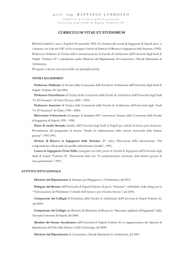 CURRICULUM VITAE ET STUDIORUM
