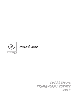 COLLEZIONE PRIMAVERA / ESTATE 2014