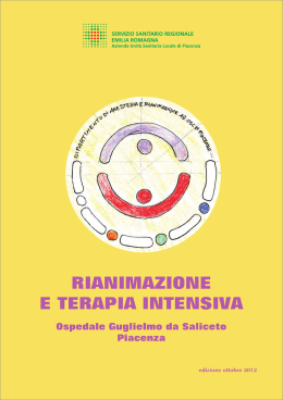 RIANIMAZIONE E TERAPIA INTENSIVA