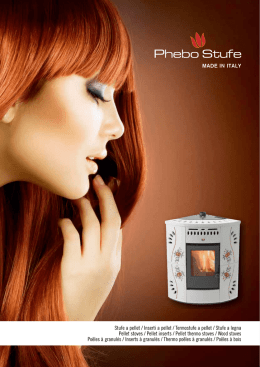 Stufe a pellet / Inserti a pellet / Termostufe a pellet / Stufe a legna