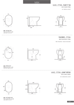 wc mix terra bidet mix wc mix parete MIX