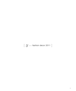 3 edition fashion decor 2011