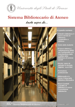 2009-02-26 - Sistema Bibliotecario di Ateneo