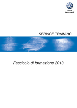 Fascicolo di formazione 2013
