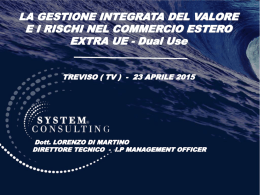 Il regolamento UE obbligatorio "dual use"