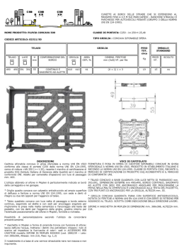 Scarica la scheda tecnica