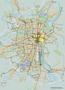Map of TORINO in PDF