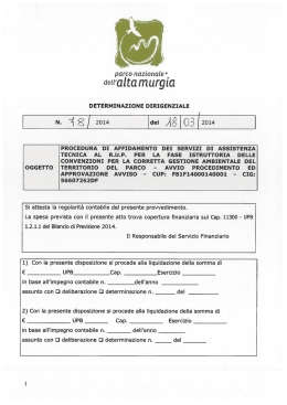 Documento  - Parco Nazionale dell`Alta Murgia