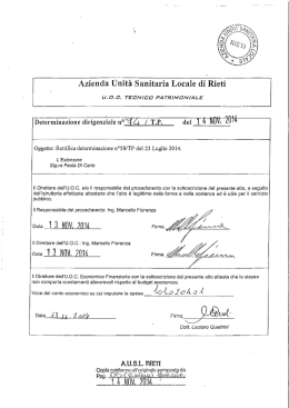Azienda Unità Sanitaria Locale di Rieti