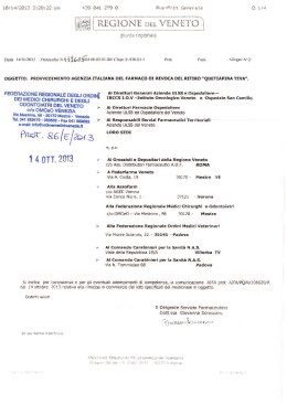 Comunicazione Agenzia Italiana del Farmaco