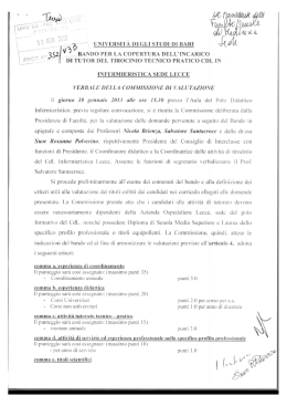 INF Lecce - Universit&agrave; di Bari - Universit&agrave; degli Studi di Bari