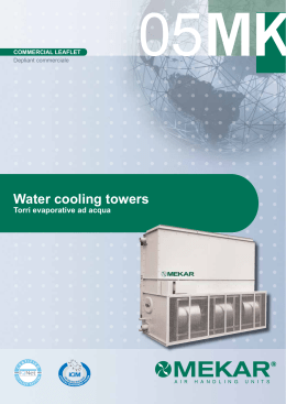 Water cooling towers Torri evaporative ad acqua