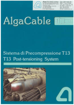 Sistema di Prec0mpressione T13 T13 Post