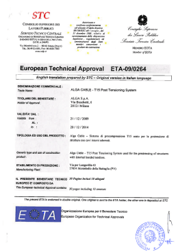 LAVORI P UBBL CI 89/!06/EEC delConsrglio, del