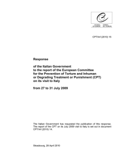 CPT/Inf (2010) 15 - European Committee for the Prevention of Torture