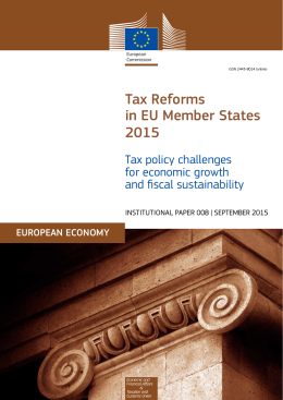 Tax Reforms in EU Member States 2015 - Tax