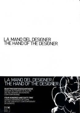 LA MANO DEL DESIGNER THE HAND OF THE