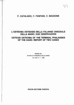OF THE HAND: REPORT OF TWO CASES