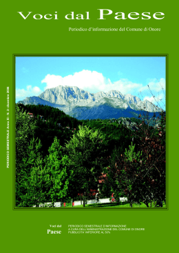 Voci dal Paese 2006 clicca per accedere