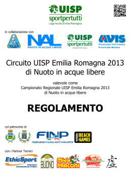 scarica regolamento del circuito