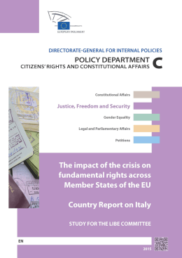 The impact of the crisis on fundamental rights across Member States