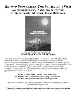 BEYOND BROKEBACK: THE IMPACT OF A FILM