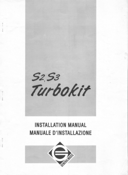 Page 1 Sz, $3 Ta`f&aacute;&ucirc;ŕf? INSTALLATION MANUAL MANUALE D