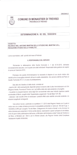MARTINI - Comune di Monastier di Treviso