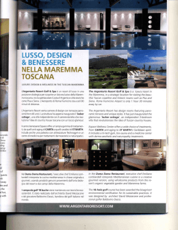 secondo - Argentario Golf Resort & Spa