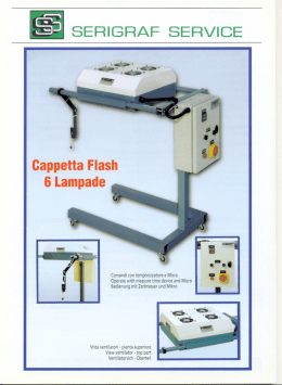 Cappa 6 lamp - Serigraf Service