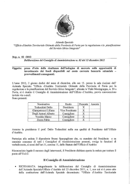 Scarica il documento - Ufficio d`Ambito Territoriale Ottimale della