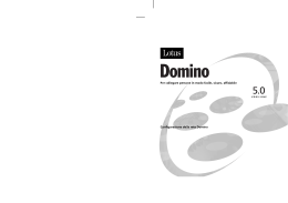 Capitolo 5 Esecuzione di Domino con SPX