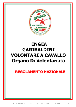 Regolameno Nazionale dei Garibaldini in formato PDF