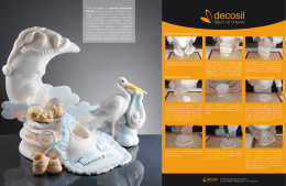 Tutti gli stampi in silicone alimentare Decosil possono