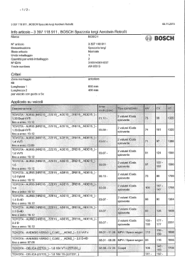 info articolo - 3 397 118 911 , BOSCH Spazzola tergi Aerotwin Retrofit